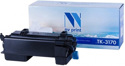 Картридж NV Print TK-3170 (БЕЗ ЧИПА) для принтеров Kyocera ECOSYS P3050dn/ 3055dn/ 3060dn, 15500 страниц