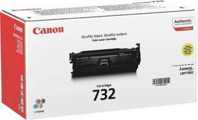 Canon 732Y 6260B002 оригинальный картридж для принтера Canon LBP7780Cx yellow 6400 страниц