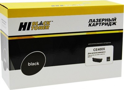 Картридж Hi-Black (HB-CE400X) для HP LJ Enterprise 500 color M551n/ M575dn, Bk, 11K