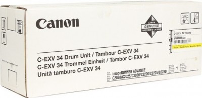 Canon 3789B003AA Барабан C-EXV34 желтый для Canon iR ADV C2220L/C2220i/C2225i (43000 стр.) C2230i (61000 стр.)