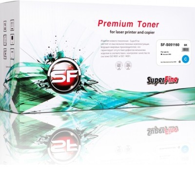 Картридж SuperFine Epson C13S051160 Cyan для Epson AcuLaser 2800 совместимый, 6 000 стр.