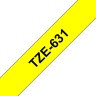TZE-631 оригинальный картридж с лентой Brother (P-Touch, 12мм, black on yellow)