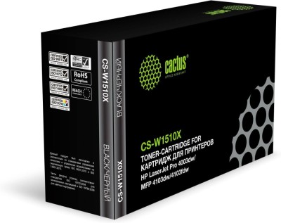 Картридж Cactus W1510X (CS-W1510X) для HP LaserJet Pro 4003dw/ 4103fdw/ MFP 4103dw, чёрный, увеличенный, 9700 стр.
