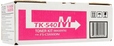Картридж Kyocera TK-540M 1T02HLBEU0 для принтера Kyocera FS-C5100DN пурпурный 4000 копий оригинальный