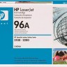 C4096A (96A) оригинальный картридж HP для принтера HP LaserJet 2100/ 2100tn/ 2200/ 2200d/ 2200dn/ 2200dt/ 2200dtn black, 5000 страниц