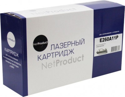 Тонер-картридж NetProduct (N-E260A11P) для Lexmark E260/ E360/ E460, 3,5K