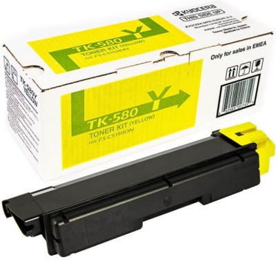 TK-580Y (1T02KTANL0) оригинальный картридж Kyocera для принтера Kyocera FS-C5150DN yellow, 2800 страниц