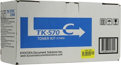 Картридж Kyocera TK-570C (1T02HGCEU0) для принтера Kyocera FS-C5400DN, 7035CDN голубой 12000 копий оригинальный