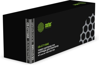 Cactus C7115A Картридж (CS-C7115AS) для принтеров HP LaserJet 1000/ 1005/ 1200/ 1220/ 3300/ 3380, 2 500 стр.