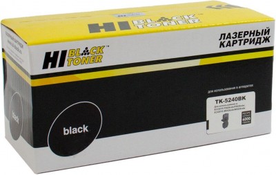 Картридж Hi-Black (HB-TK-5240Bk) для Kyocera-Mita P5026cdn/ M5526cdn, Bk, 4K