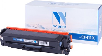 Картридж NV Print CF411X для HP LJ Pro M477fdn/ M477fdw/ M477fnw/ M452dn/ M452nw Cyan (5 000k)