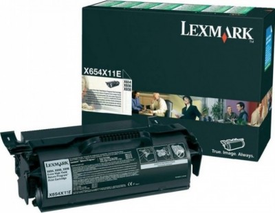 X654X11E оригинальный картридж Lexmark для принтера Lexmark X654/656, black, 36000 страниц
