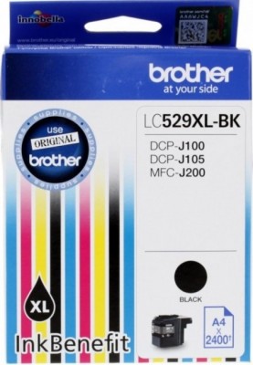 Brother LC529XLBK Картридж , Black{DCP-J100/J105/J200, Black, (2400стр.)}