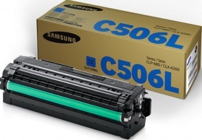 Картридж Samsung CLP-680-серия увеличенный голубой CLT-C506L