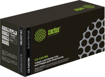 Картридж Cactus 057 (CS-C057BK) для Canon i-SENSYS LBP228x/ LBP226dw/ LBP223dw/ MF449x/ MF446x/ MF445dw, чёрный, 3100 стр.