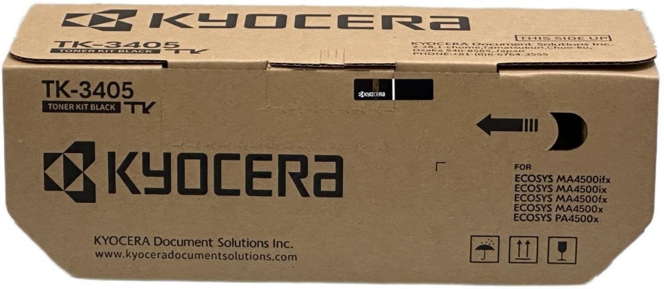 Картридж Kyocera TK-3405 (1T0C0Y0AX0) ASIA оригинальный для Kyocera ECOSYS MA4500x/ MA4500fx/ MA4500ix/ MA4500ifx/ PA4500x, 12500 страниц