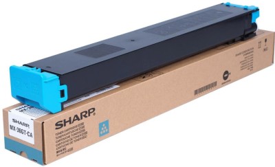Картридж Sharp (MX-36GTCA/MX36GTCA) Cyan оригинальный для Sharp MX-2610/ MX-3110/ MX-3610/ MX-2640/ MX-3140/ MX-3640, голубой, 15000 стр.
