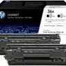 Картридж HP CB436AD / CB436AF (36A) оригинальный для HP LaserJet P1503/ P1504/ P1505/ P1506/ M1120/ M1522, чёрный, двойная упаковка 2*2000 страниц
