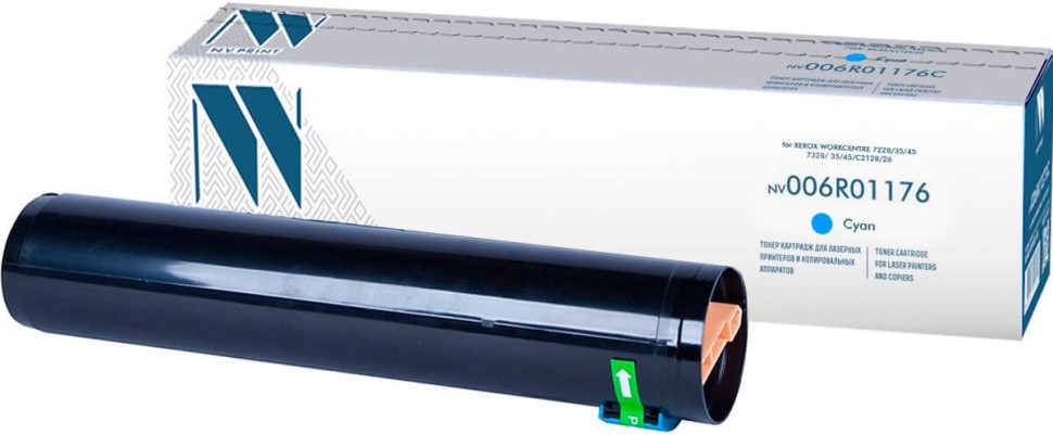 Картридж NV Print 006R01176 Голубой для принтеров Xerox WorkCentre 7328/ 7335/ 7345/ 7346/ Pro C2128/ C2636/ C3545, 16000 страниц