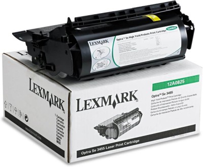 Картридж Lexmark 12A0825 оригинальный для Lexmark Optra SE 3455, Return Program, чёрный, 23000 стр.
