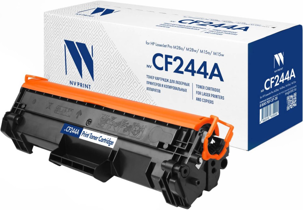 Картридж NV Print CF244A (NV-CF244A) для HP LaserJet Pro M15a/ M15w/ M16MFP/ M28a/ M28w/ M29, 1000 стр.