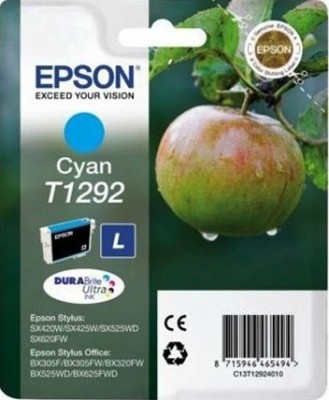 Картридж Epson C13T12924010 T1292 7ml голубой 690 копий в технологической упаковке