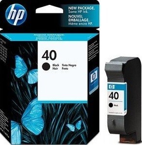 Картридж HP DJ 1200/1600/1200C/PS/1600CM copyjet m/DnJ 330/430/350c/450c/455ca/488ca/650c/PS (51640A) черн технология №40 ориг 4900090