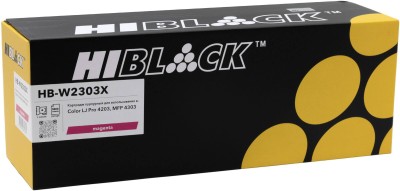 Картридж Hi-Black W2303X (HB-W2303X) Magenta (с чипом) для HP Color LaserJet Pro 4203/ MFP 4303, пурпурный, увеличенный, 5,5K