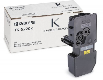 TK-5220K (1T02R90NL1) оригинальный картридж Kyocera для принтера Kyocera EcoSys P5021cdn/ cdw, M5521cdn/ cdw black, 1200 страниц