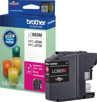Brother LC-663M Картридж, Magenta {MFCJ2320/2720, пурпурный, (550стр)}