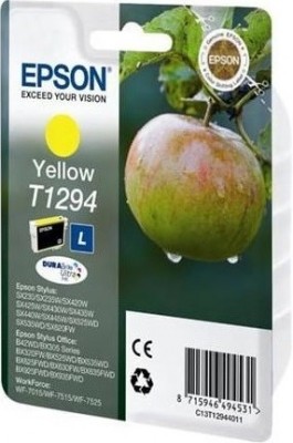 Картридж Epson C13T12944010 T1294 7ml желтый 690 копий в технологической упаковке