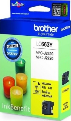 Brother LC-663Y Картридж, Yellow {MFCJ2320/2720, жёлтый, (550стр)}