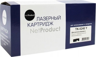 Тонер-картридж NetProduct (N-TK-5240Y) для Kyocera P5026cdn/ M5526cdn, Y, 3K