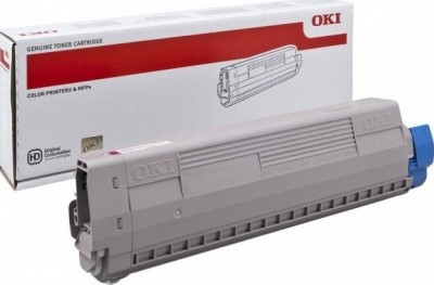 44844506/44844518 Тонер-картридж розовый TONER-M-C831/841-10K-NEU, ресурс 10 000