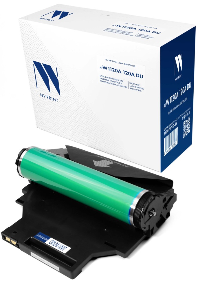Блок фотобарабана NV Print W1120A (NV-W1120A 120A DU) Black для HP Color Laser 150a/ 150nw/ MFP178nw/ 179fnw, чёрный, 16000 стр.