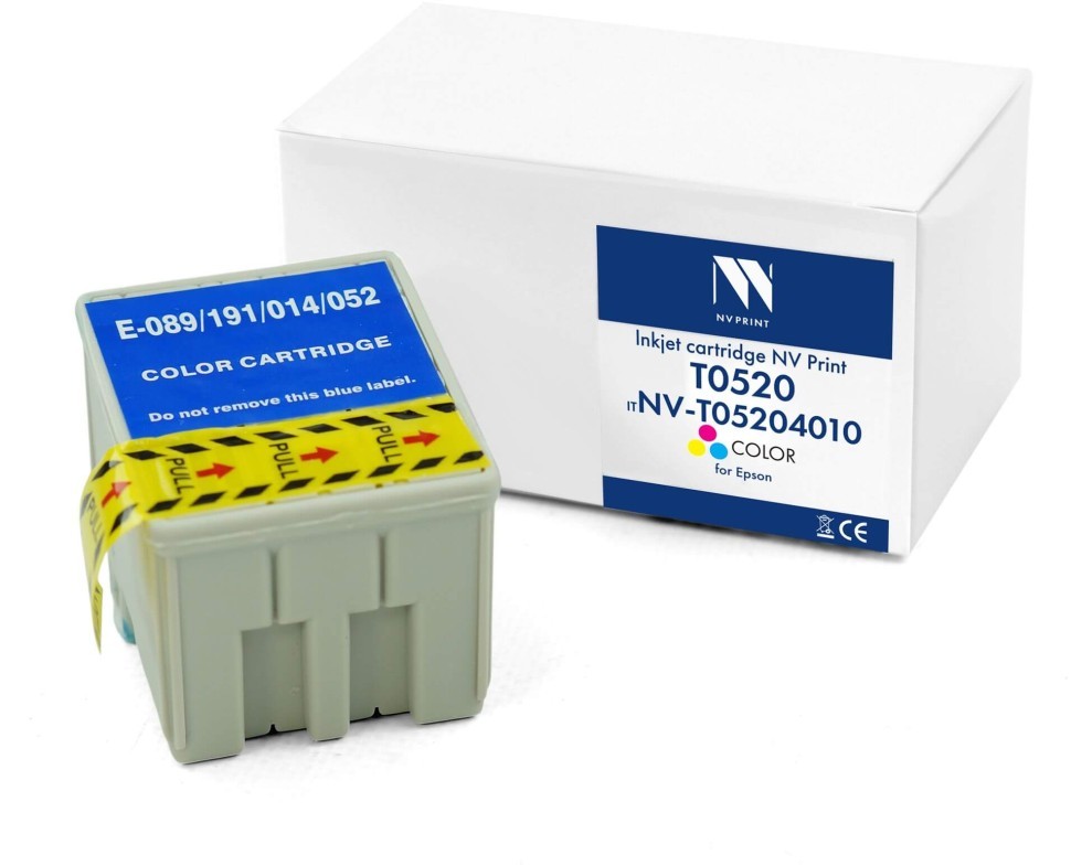 Картридж NV Print T0520 (NV-T05204010) Color для Epson Stylus Color 400/ 440/ 460/ 500/ 600/ 640/ 660/ 670, цветной