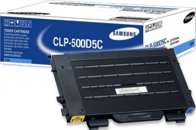 Картридж SAMSUNG CLP-500D5C (CLP-500) голубой 5k