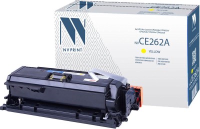 Картридж NV Print CE262A Желтый для принтеров HP LaserJet Color CP4025n/ CP4025dn/ CP4525n/ CP4525dn/ CP4525xn, 11000 страниц