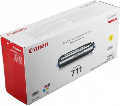 Canon 711Y 1657B002 оригинальный картридж для принтера Canon LBP-5300, LBP-5360, MF8450, MF9130, MF9170, MF9220, MF9280 yellow 6000 страниц