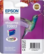 Картридж Epson C13T08034011 T0803 7ml пурпурный 620 копий в технологической упаковке