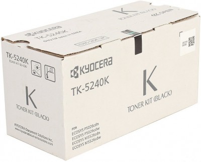 TK-5240K  (1T02R70NL0) оригинальный картридж Kyocera для принтера Kyocera P5026cdn/cdw M5526cdn/cdw black 4000, страниц