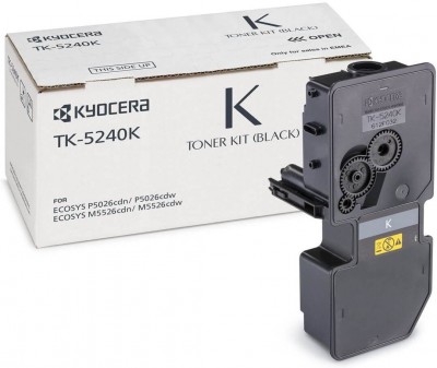 TK-5240K  (1T02R70NL0) оригинальный картридж Kyocera для принтера Kyocera P5026cdn/cdw M5526cdn/cdw black 4000, страниц