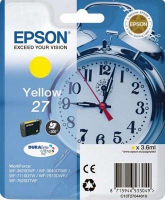 EPSON C13T27044020 I/C Yellow WF7110/7610 (cons ink)