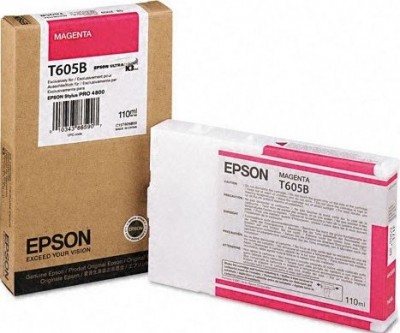 Картридж Epson T605B C13T605B00 пурпурный 110ml