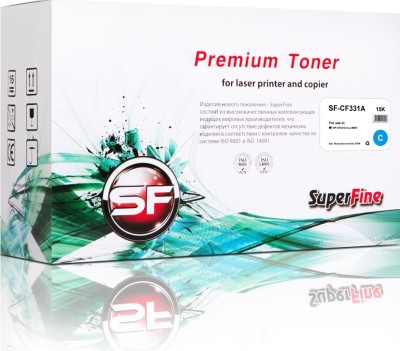 Картридж SuperFine HP CF331A для HP Color LaserJet Enterprise M651 Cyan, совместимый, 15 000 к.