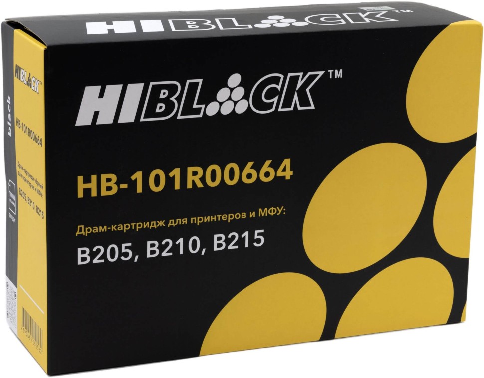 Фотобарабан Hi-Black 101R00664 (HB-101R00664) для Xerox B205/ B210/ B215, чёрный, 10000 стр