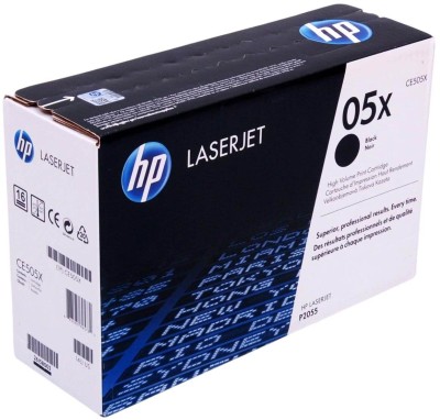 Картридж HP CE505X (05X) оригинальный для для HP LaserJet P2030/ P2035/ P2050/ P2055, чёрный, увеличенный, 6500 страниц