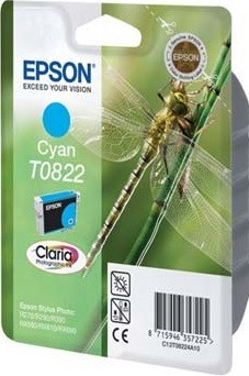 Картридж Epson C13T11224A10 / C13T08224A10 T0822, Т11224 7, 5ml голубой 440 копий в технологической упаковке