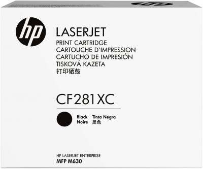 CF281XC (81X) оригинальный картридж в корпоративной упаковке  HP для принтера HP LaserJet M630dn/ M630f/ M630h/ M630z black, 25 000 страниц, (контрактная коробка)