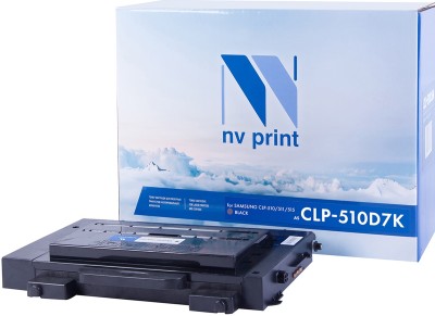 Картридж NV Print CLP-510D7 Black для Samsung CLP510/510n совместимый, 7 000 к.